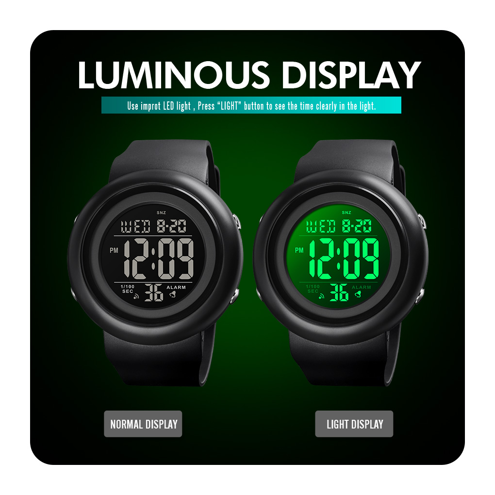 Big Display Digital WatchSkmei Watch Manufacture Co.,Ltd