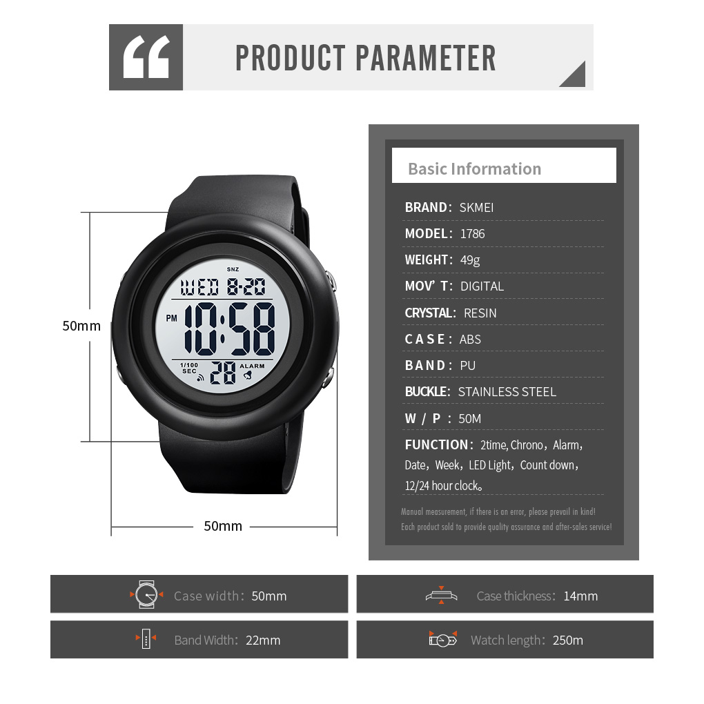 Big Display Digital Watch-Skmei Watch Manufacture Co.,Ltd