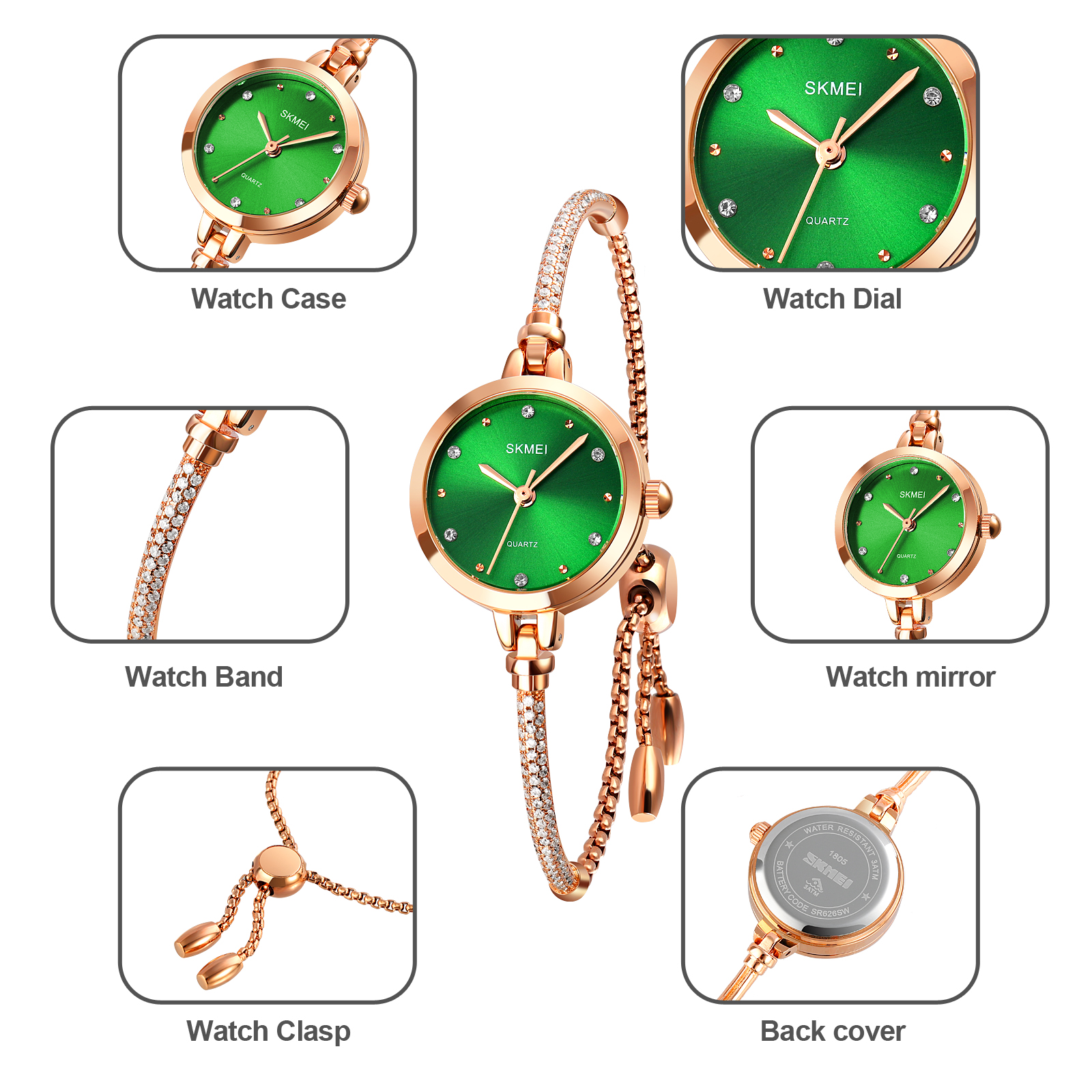lady wrist watch wholesale-Skmei Watch Manufacture Co.,Ltd