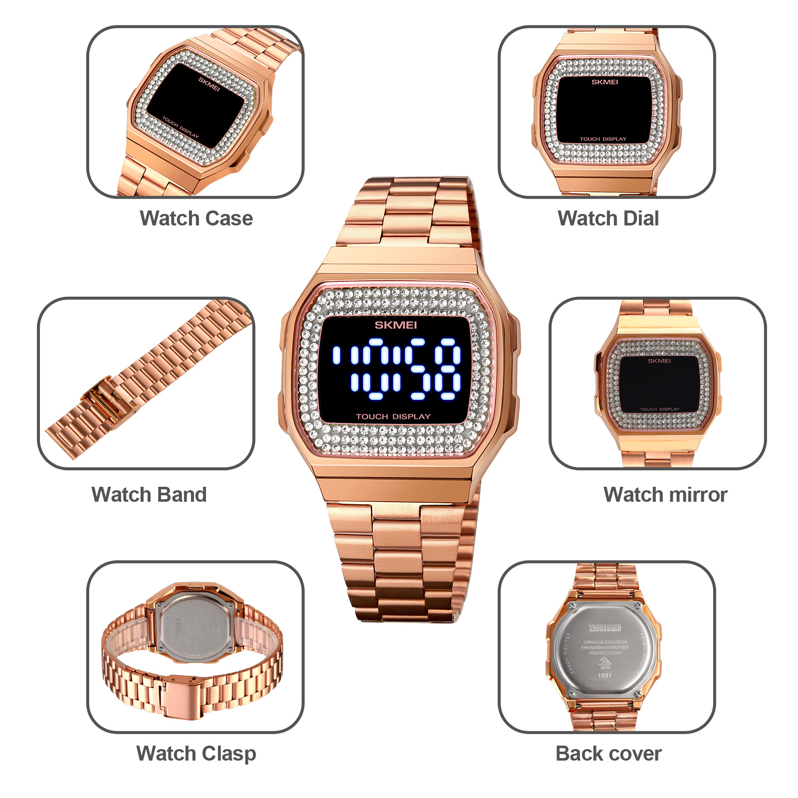 SKMEI LED watch 1807-Skmei Watch Manufacture Co.,Ltd