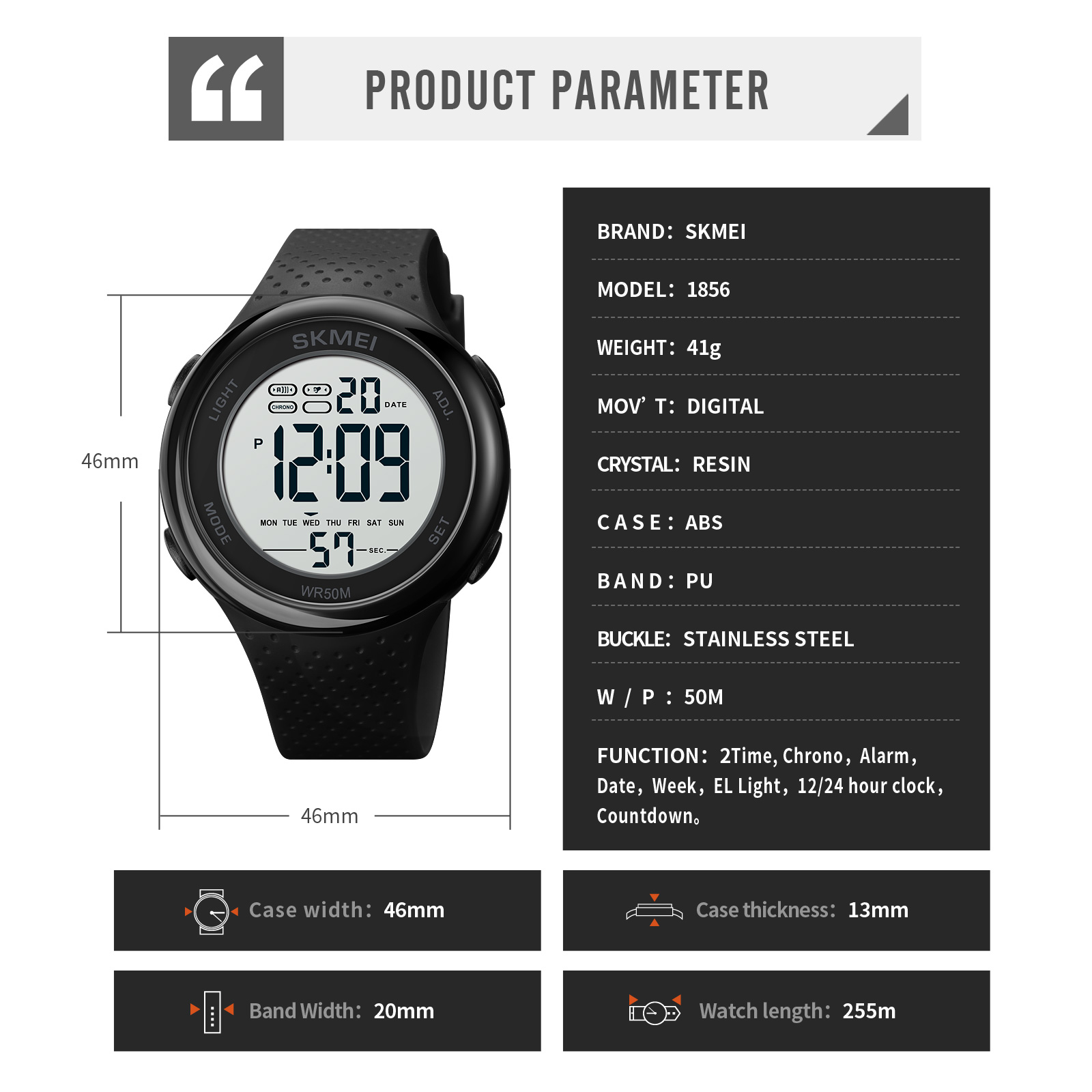 best selling digital watch-Skmei Watch Manufacture Co.,Ltd