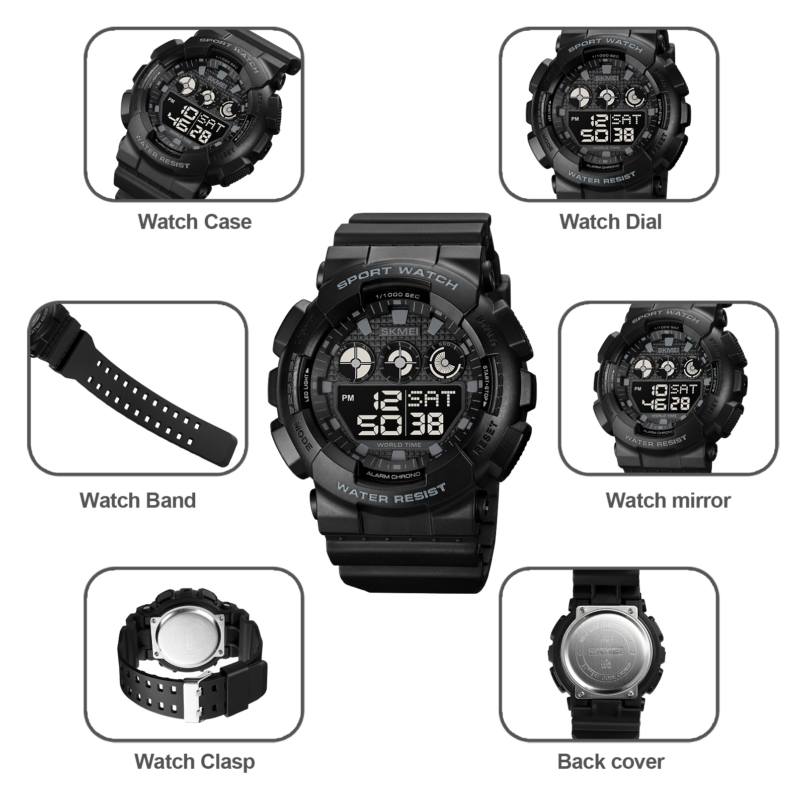 digital sport watches -Skmei Watch Manufacture Co.,Ltd