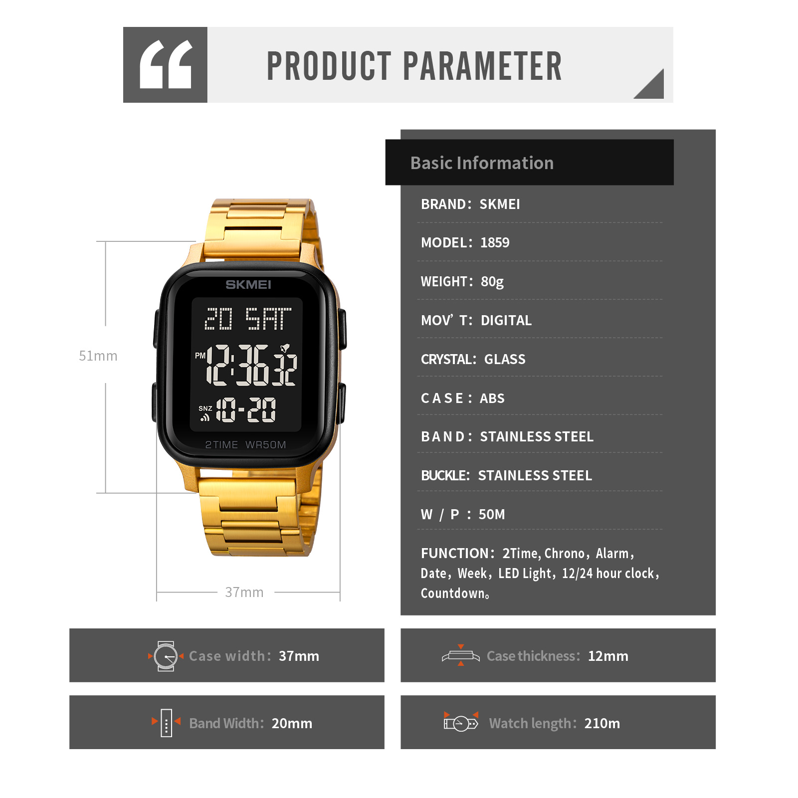 customized wristwatches-Skmei Watch Manufacture Co.,Ltd