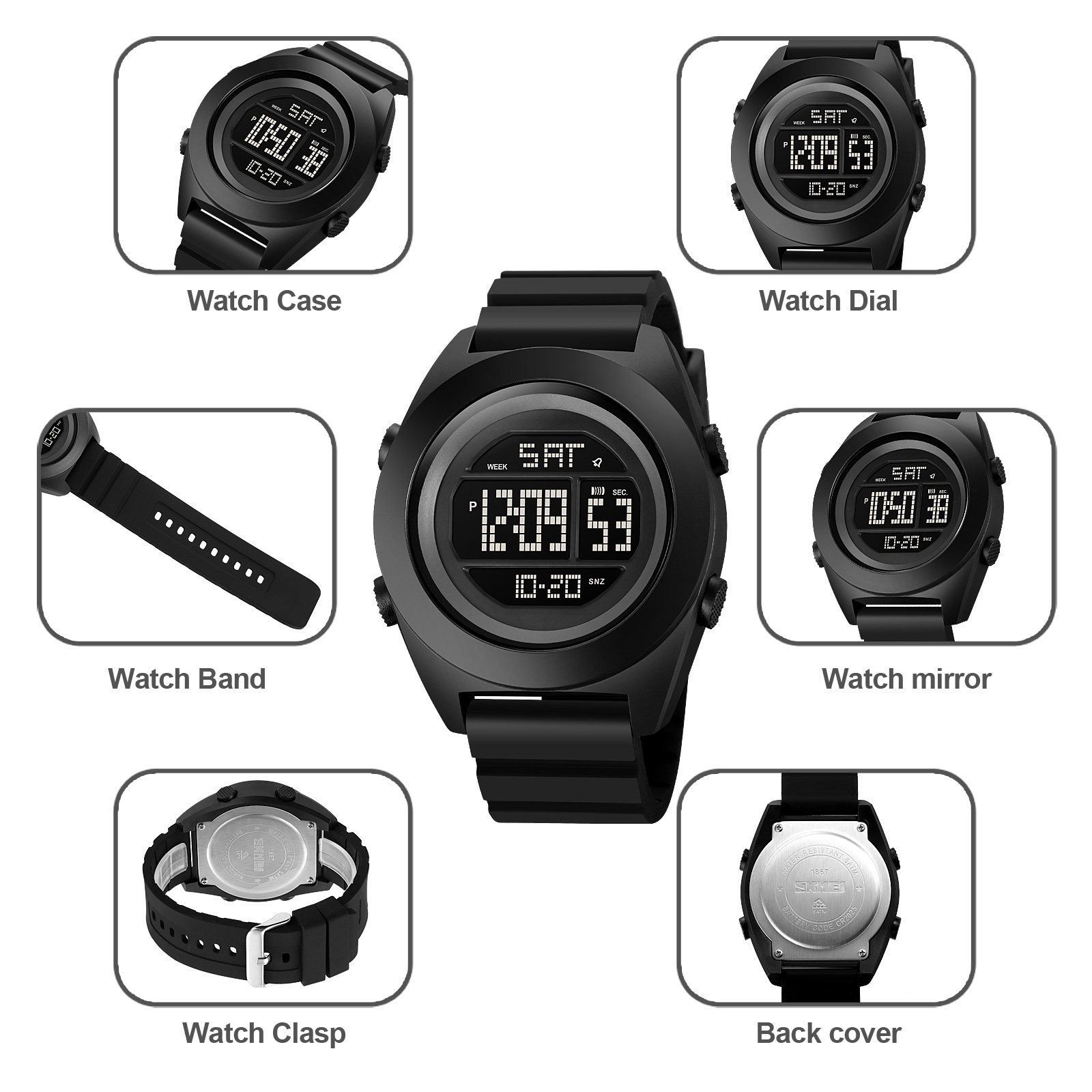 digital watch wholesale -Skmei Watch Manufacture Co.,Ltd