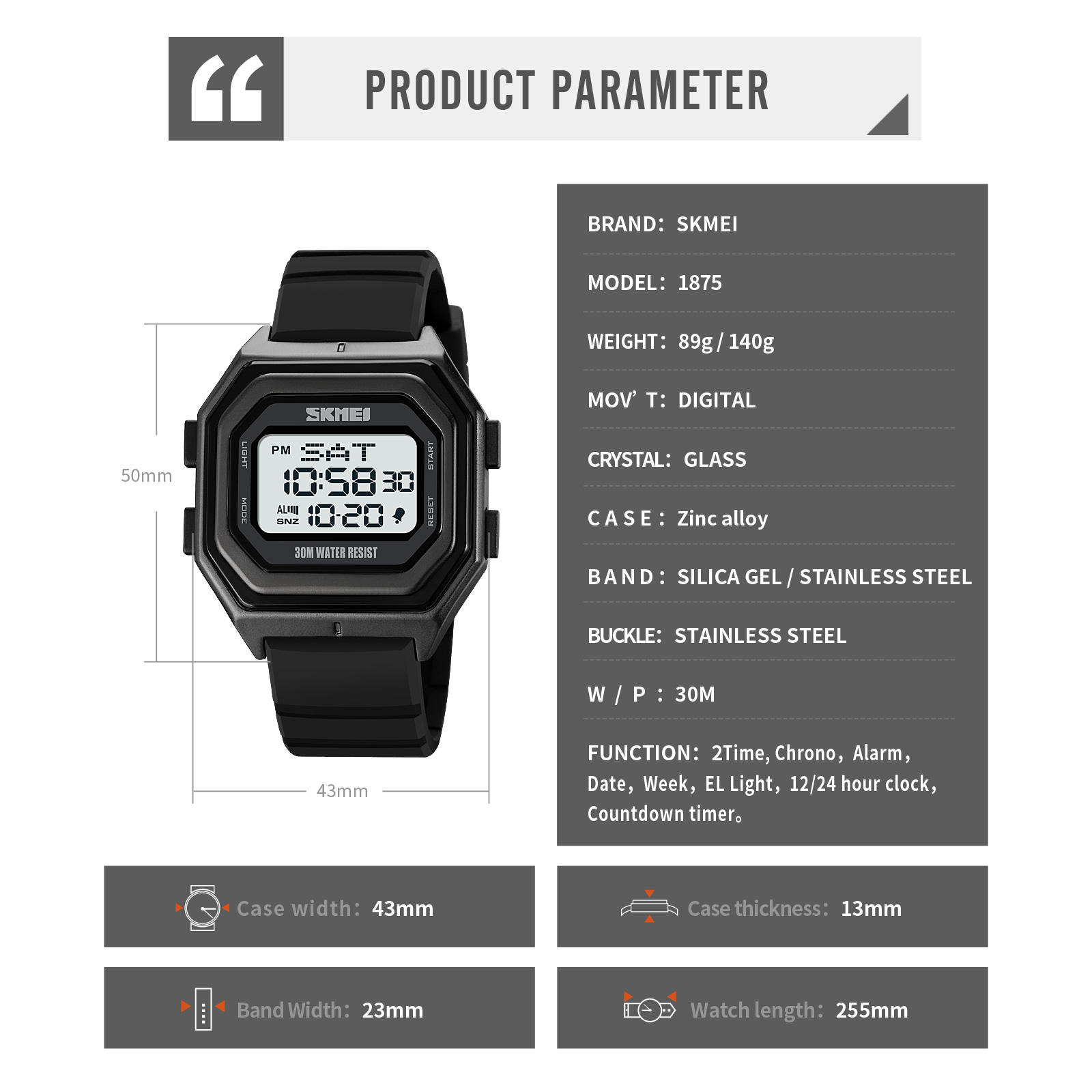 LCD Watches-Skmei Watch Manufacture Co.,Ltd