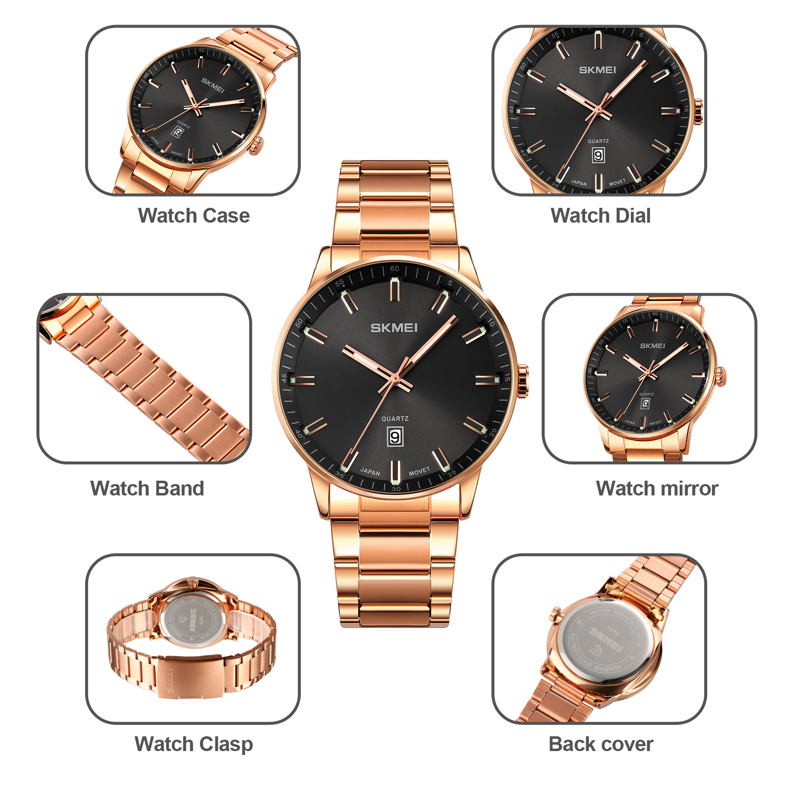 quartz watch waterproof-Skmei Watch Manufacture Co.,Ltd