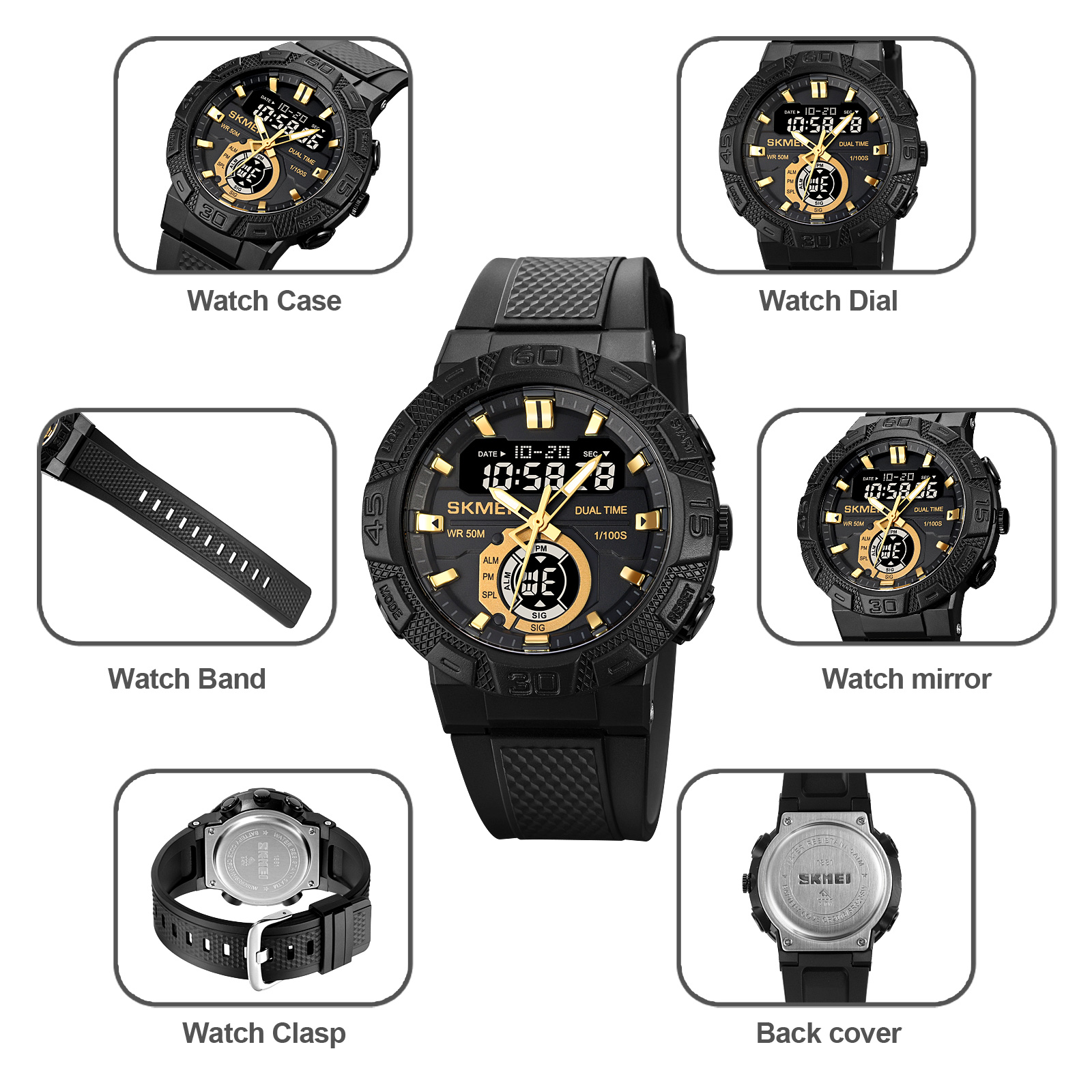 custom watch logo digital-Skmei Watch Manufacture Co.,Ltd