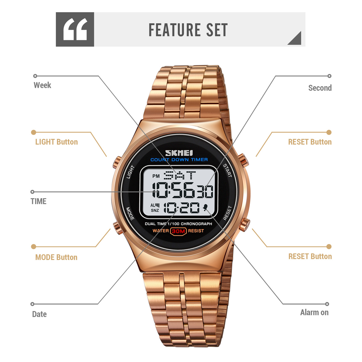 SKMEI 1882 Electronic watch