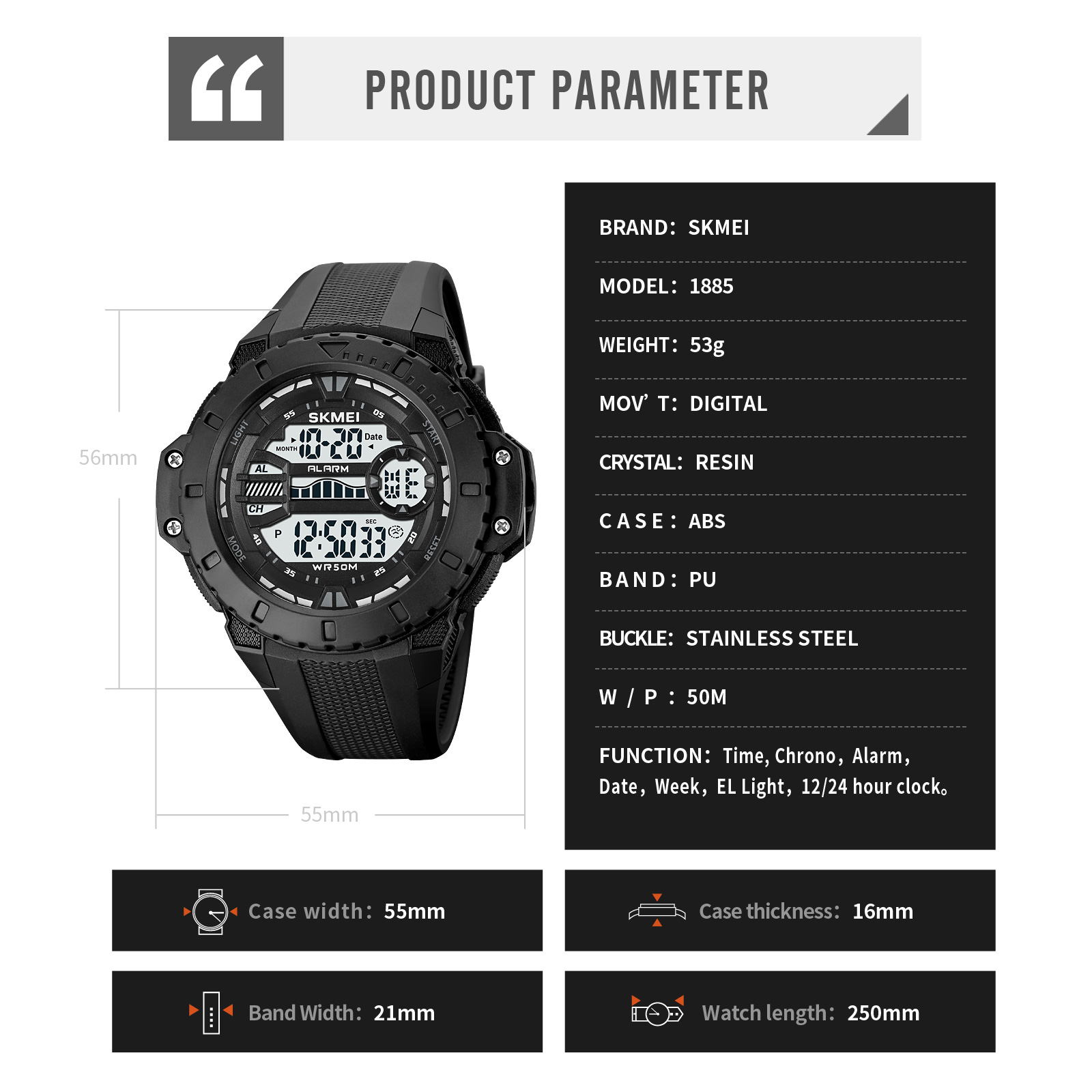 manufacturer of digital watch-Skmei Watch Manufacture Co.,Ltd