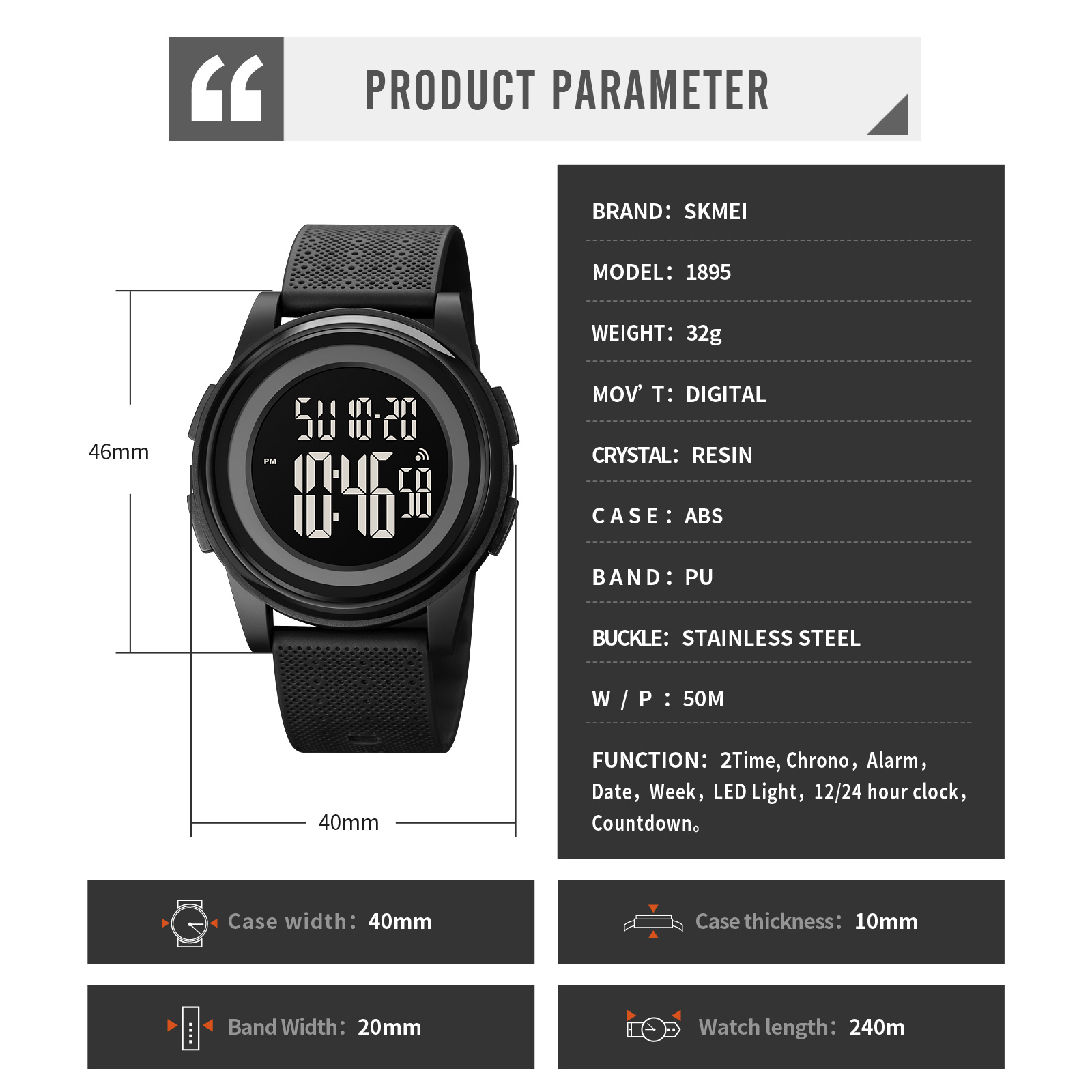 promotional watches-Skmei Watch Manufacture Co.,Ltd