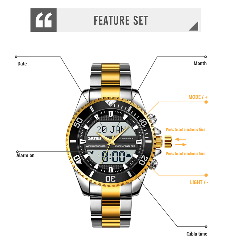 islamic prayer watches-Skmei Watch Manufacture Co.,Ltd