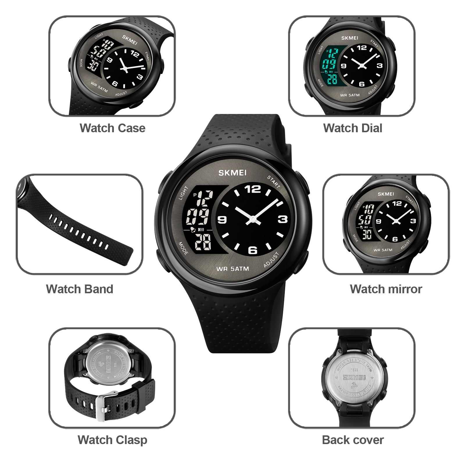 relojes de mujer digital-Skmei Watch Manufacture Co.,Ltd