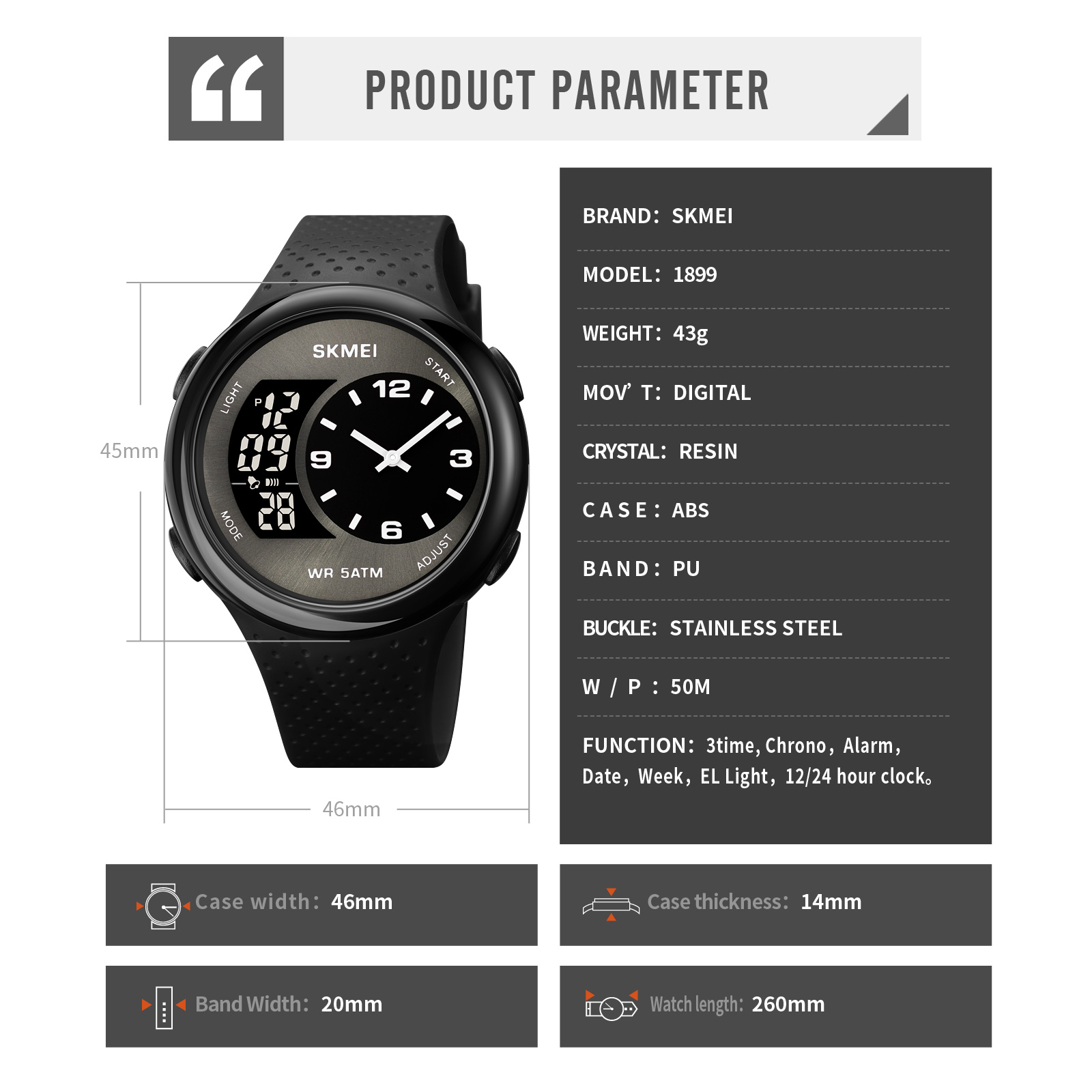 relojes de mujer digital-Skmei Watch Manufacture Co.,Ltd