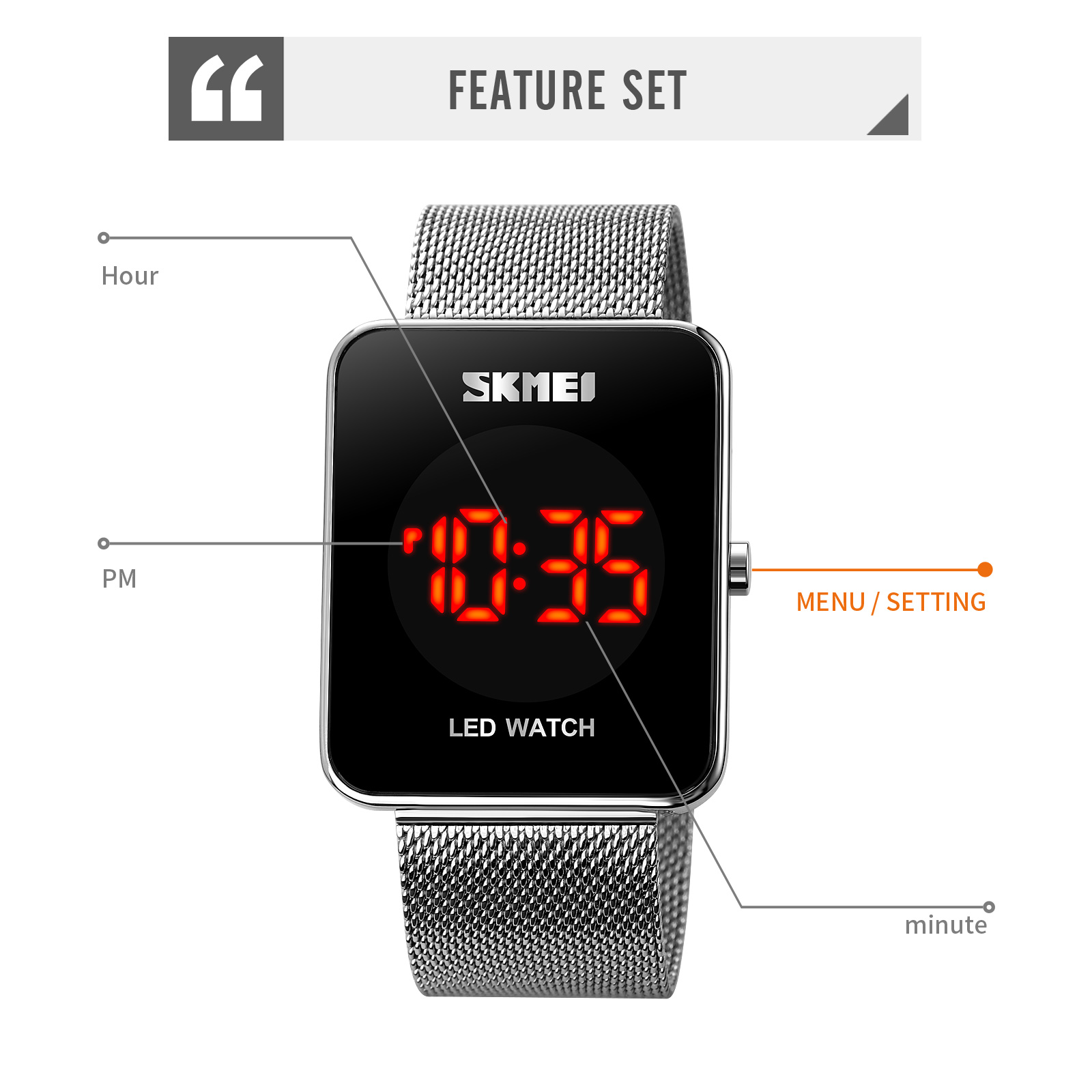 led wristwatch wholesaler-Skmei Watch Manufacture Co.,Ltd