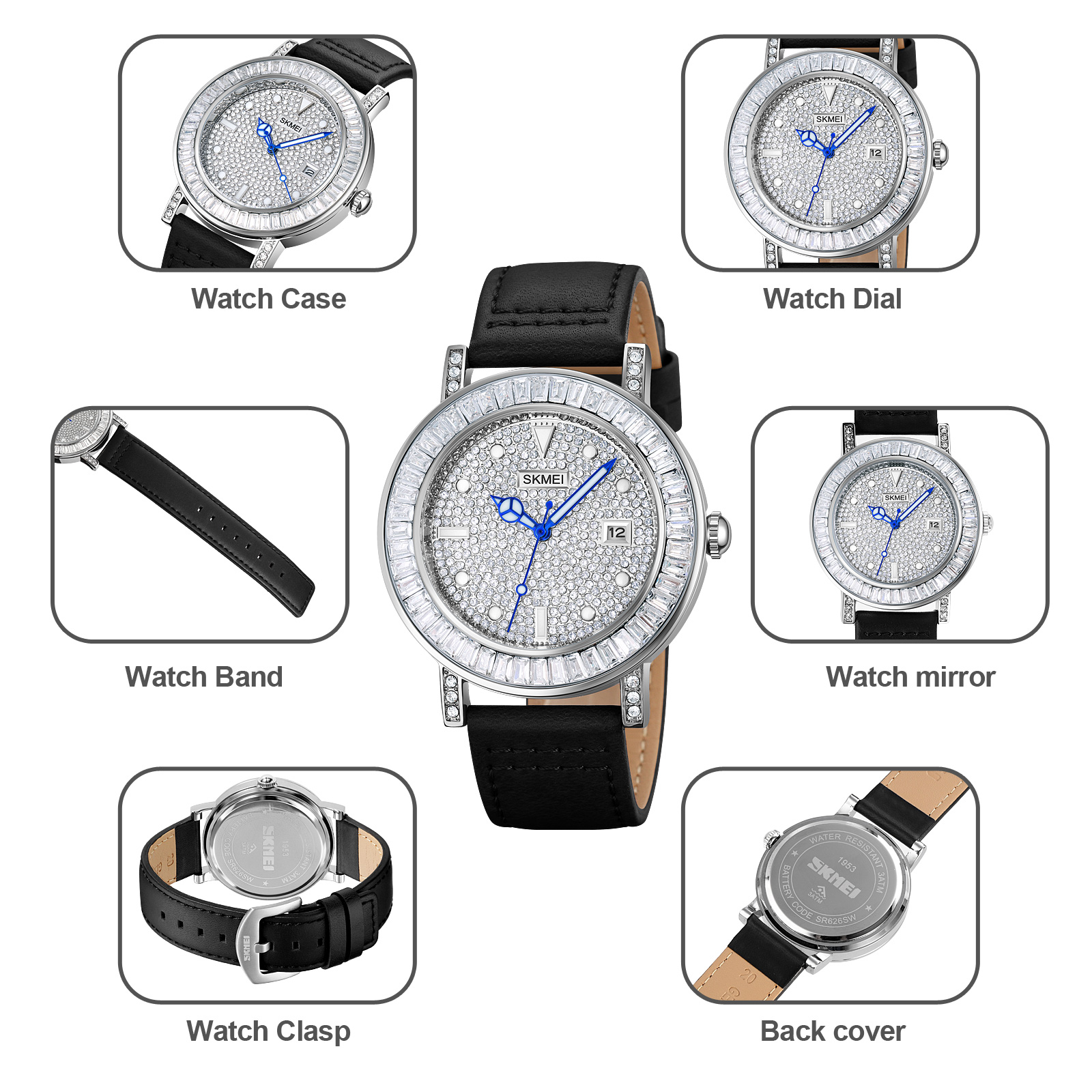 Luxury watch womenSkmei Watch Manufacture Co.,Ltd