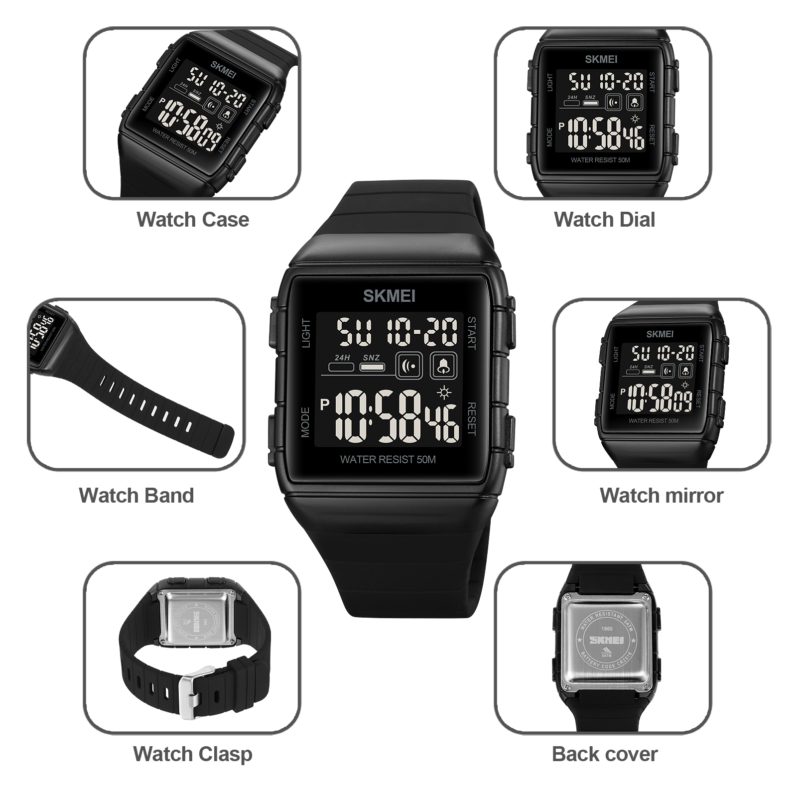 digital sport watch wholesaler-Skmei Watch Manufacture Co.,Ltd