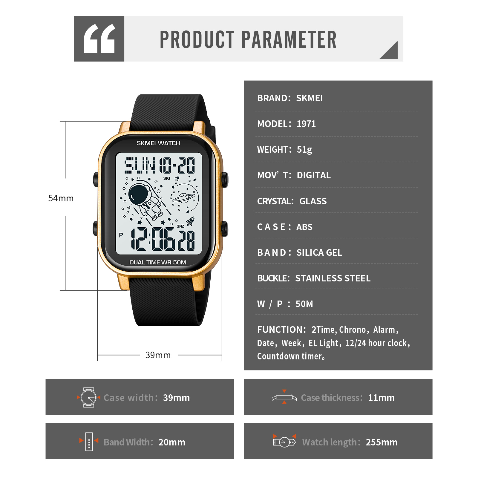 direct supplier of watches-Skmei Watch Manufacture Co.,Ltd