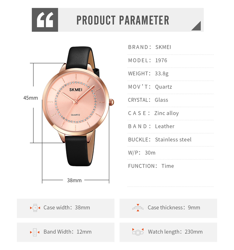 wrist watch women-Skmei Watch Manufacture Co.,Ltd