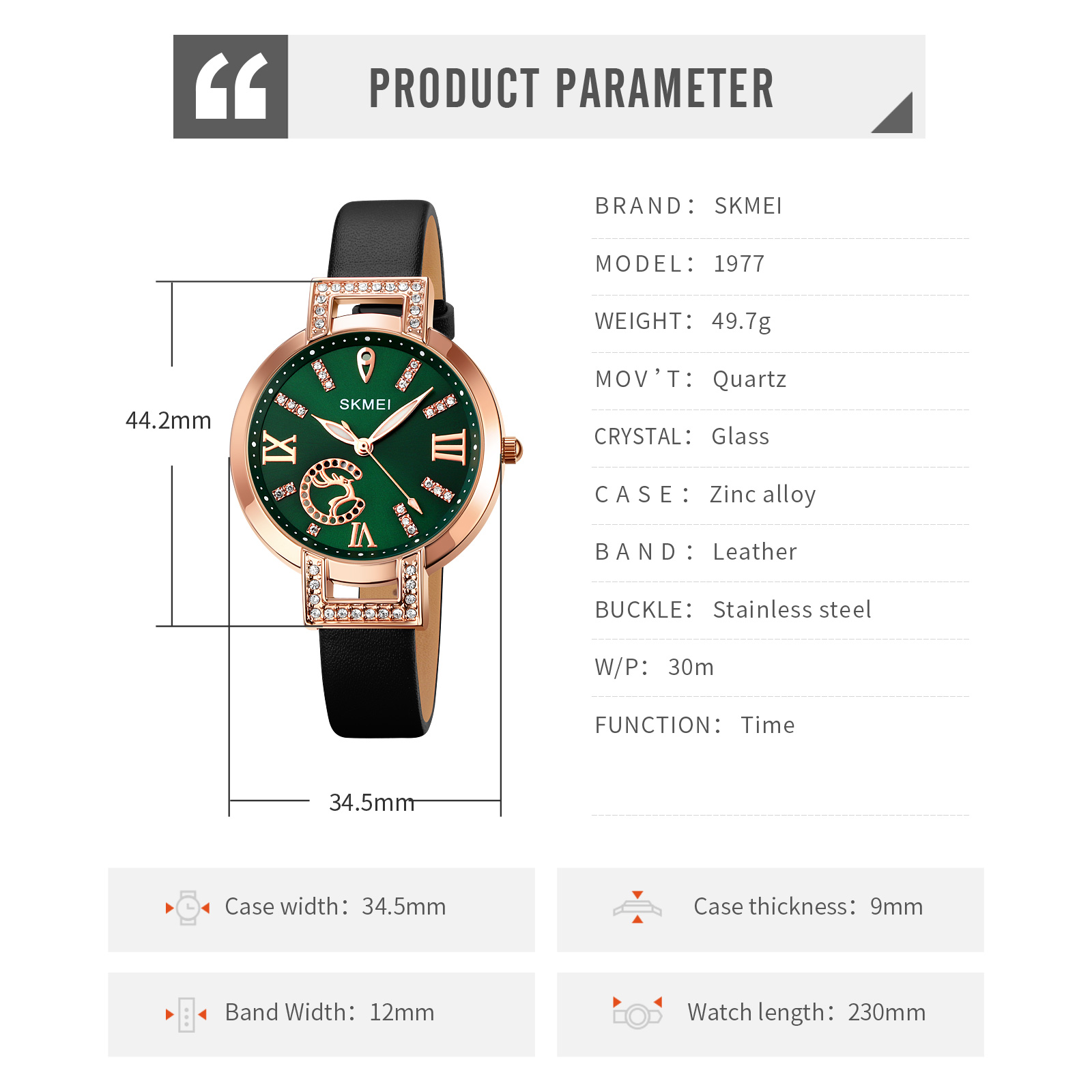 women watches-Skmei Watch Manufacture Co.,Ltd