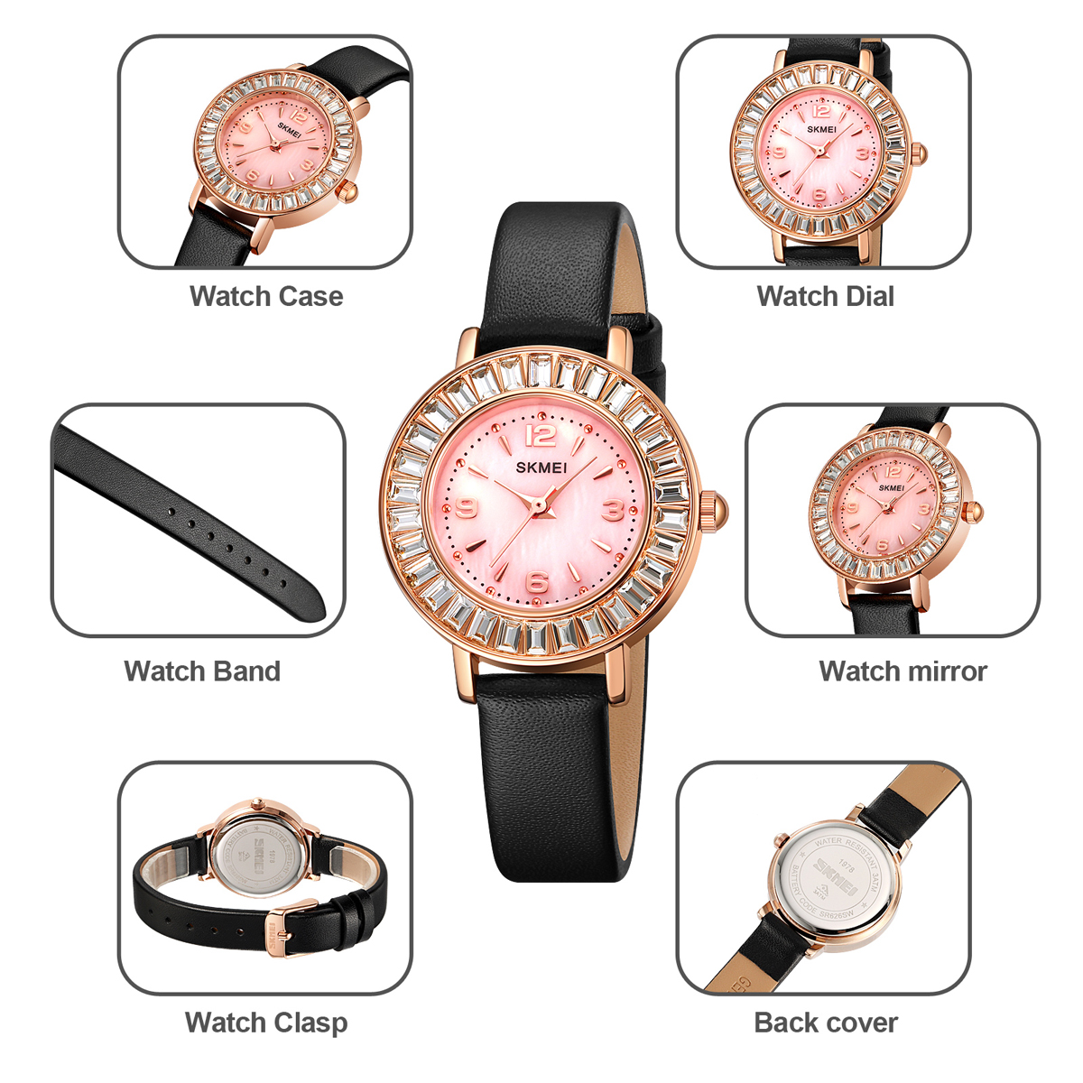 Skmei lady leather watch-Skmei Watch Manufacture Co.,Ltd