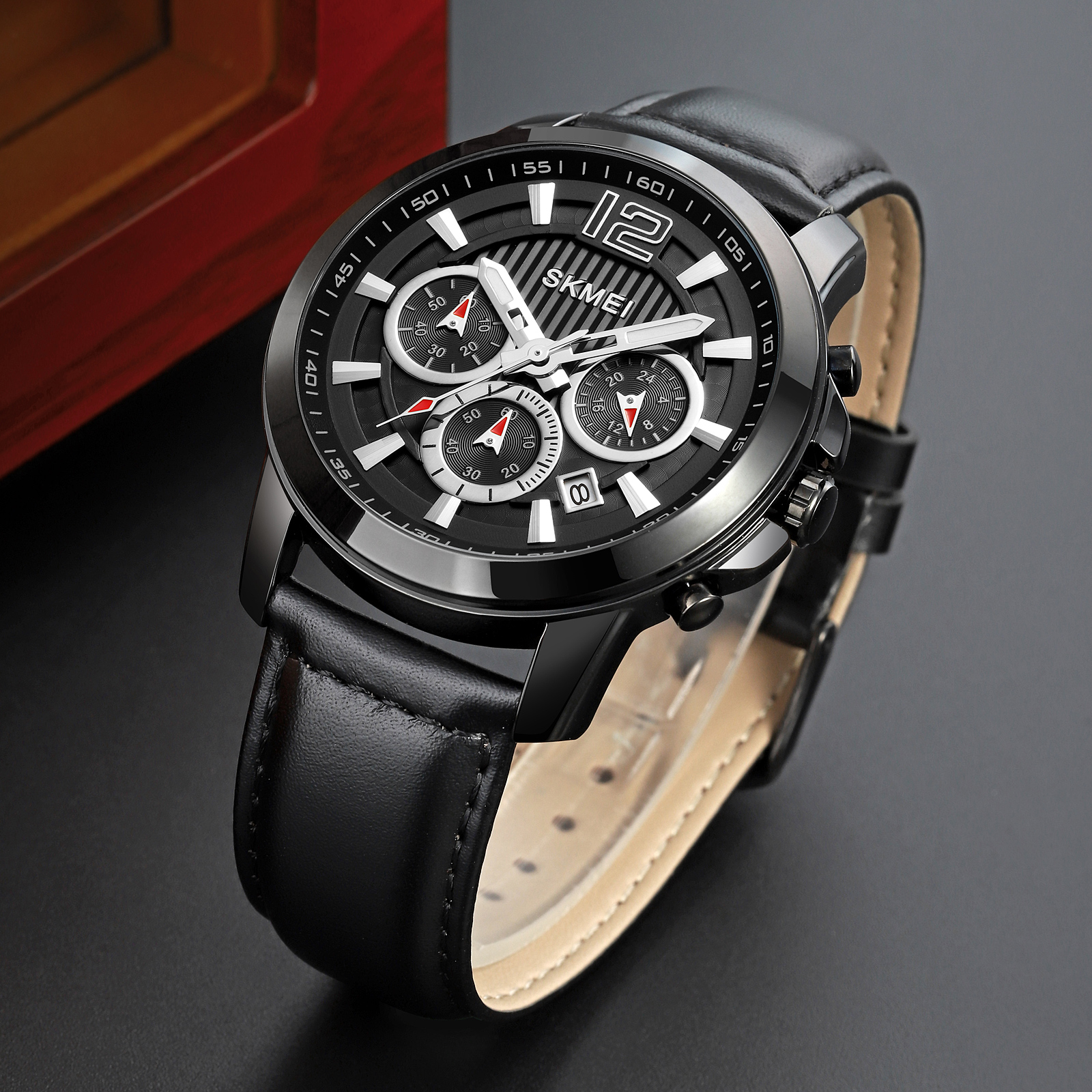 analog leather strap watch-Skmei Watch Manufacture Co.,Ltd