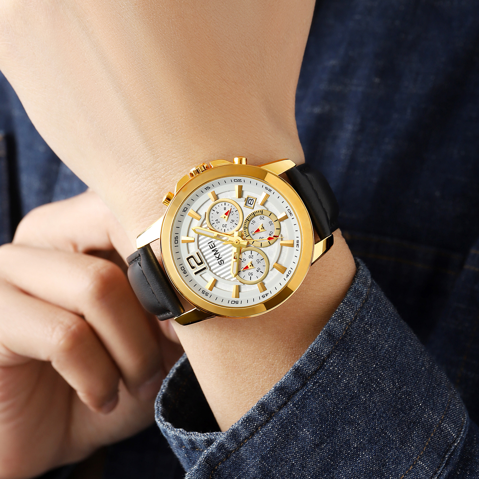 analog leather strap watch-Skmei Watch Manufacture Co.,Ltd