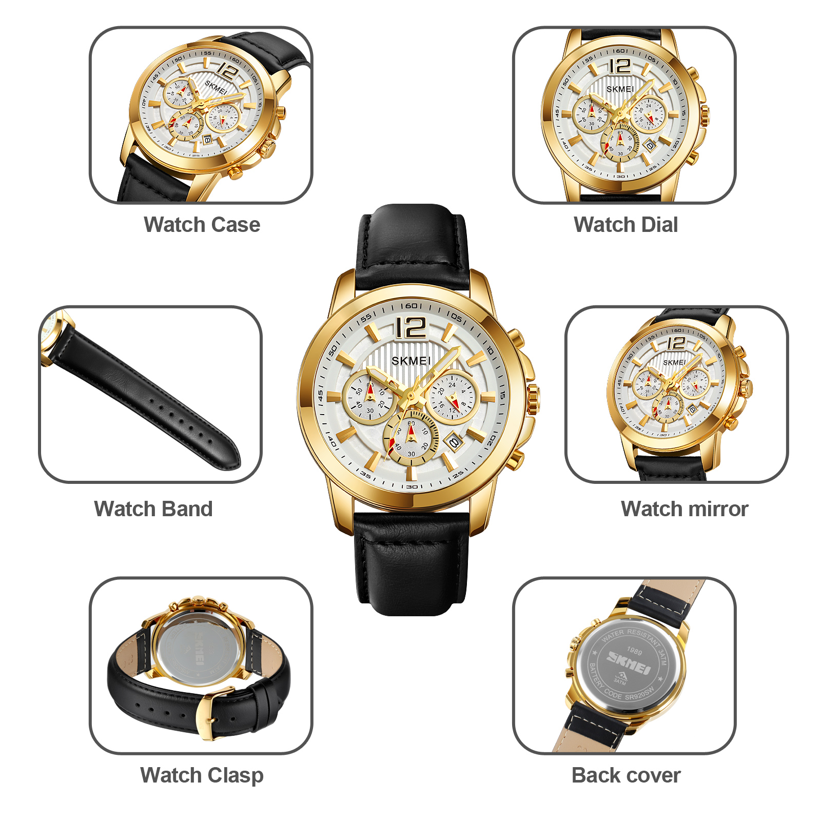 analog leather strap watch-Skmei Watch Manufacture Co.,Ltd