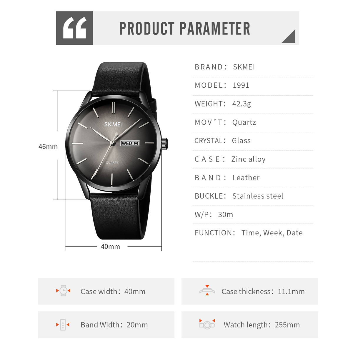 SKMEI quartz man watch-Skmei Watch Manufacture Co.,Ltd