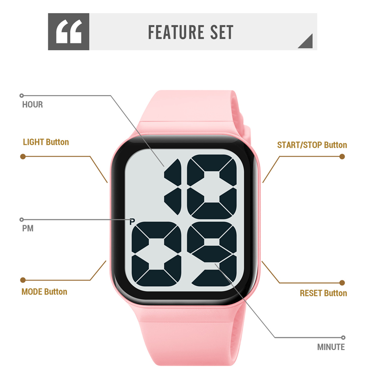 Big number digital watch-Skmei Watch Manufacture Co.,Ltd