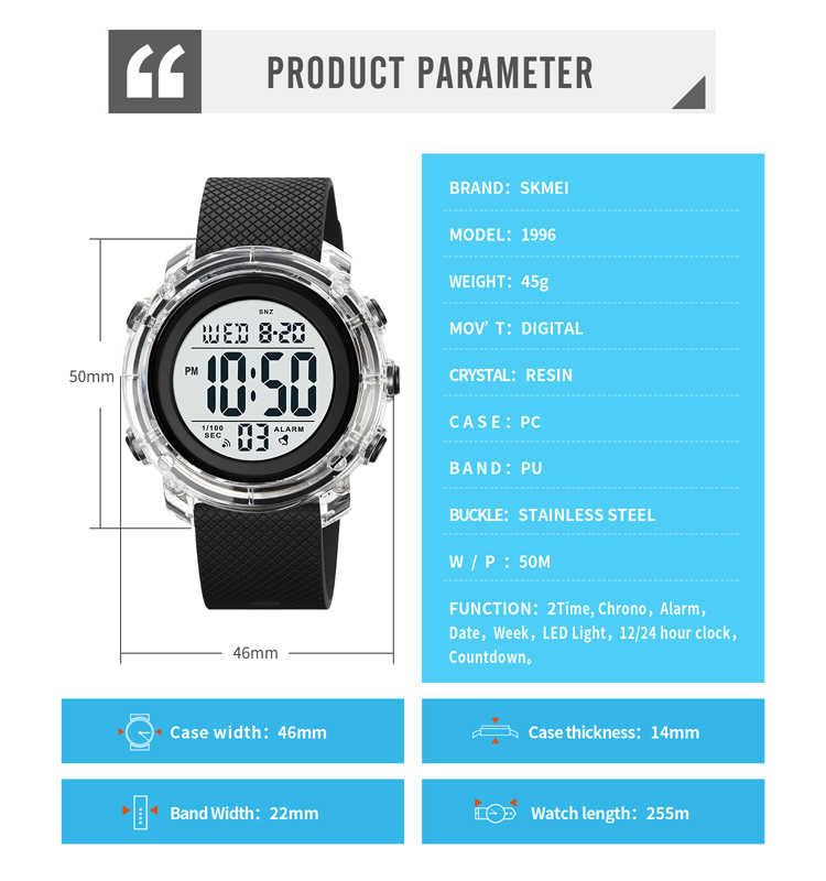 supplier of digital watch-Skmei Watch Manufacture Co.,Ltd