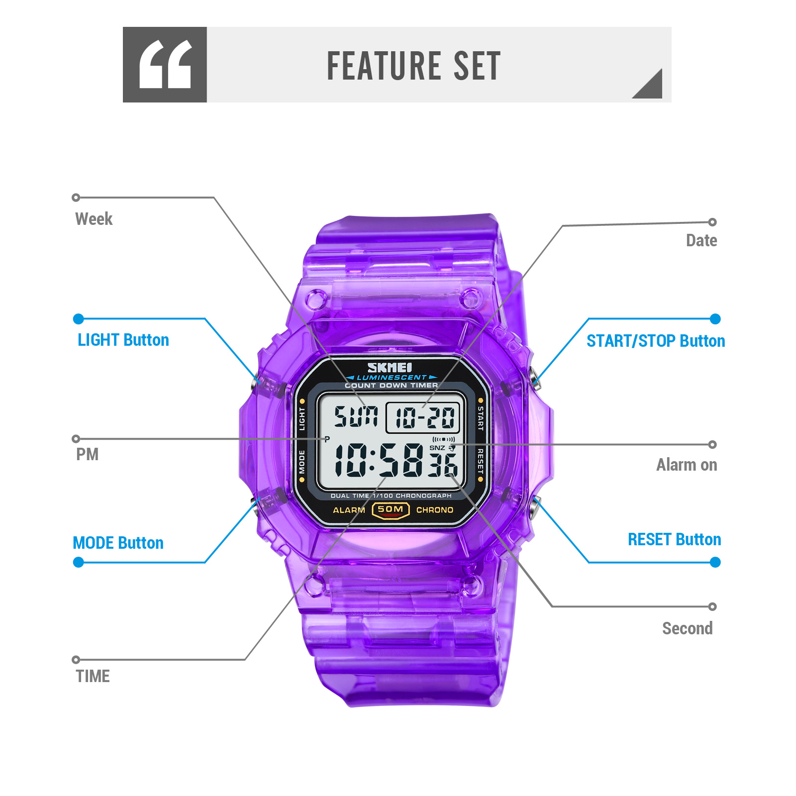 Digital Watch Online Wholesaler -Skmei Watch Manufacture Co.,Ltd