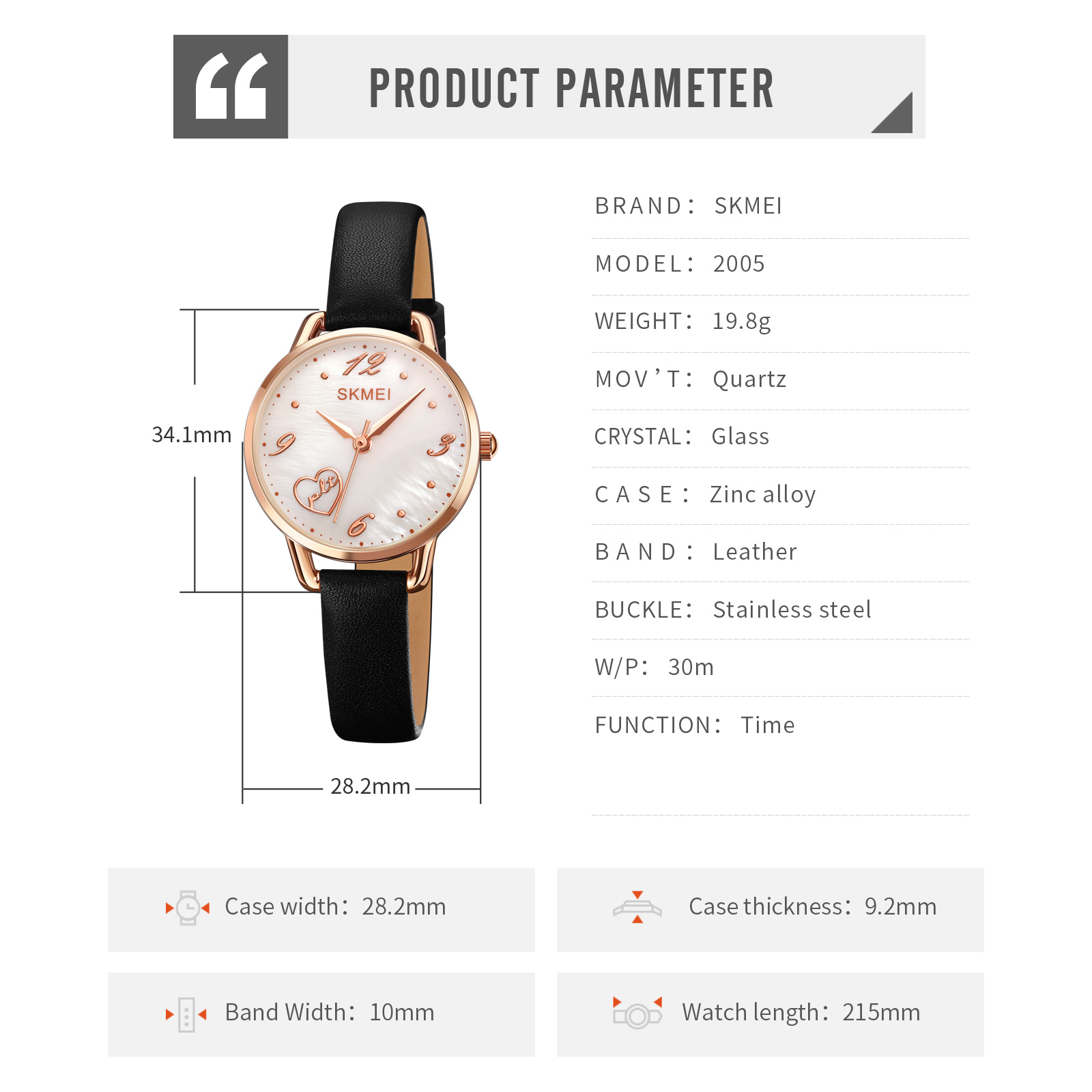 wrist watch ladies-Skmei Watch Manufacture Co.,Ltd