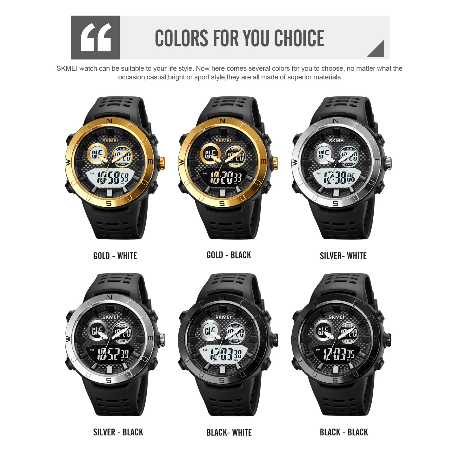 Sport waterproof watches-Skmei Watch Manufacture Co.,Ltd