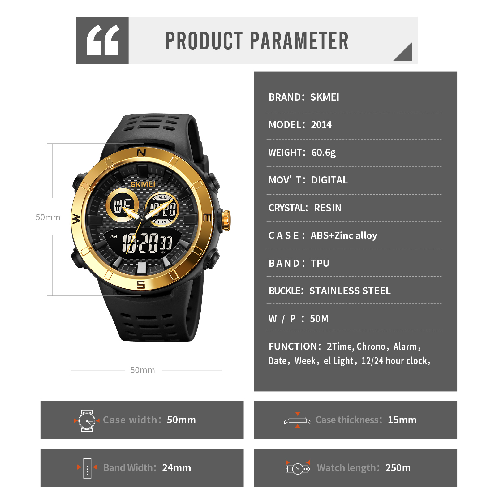 Sport waterproof watches-Skmei Watch Manufacture Co.,Ltd