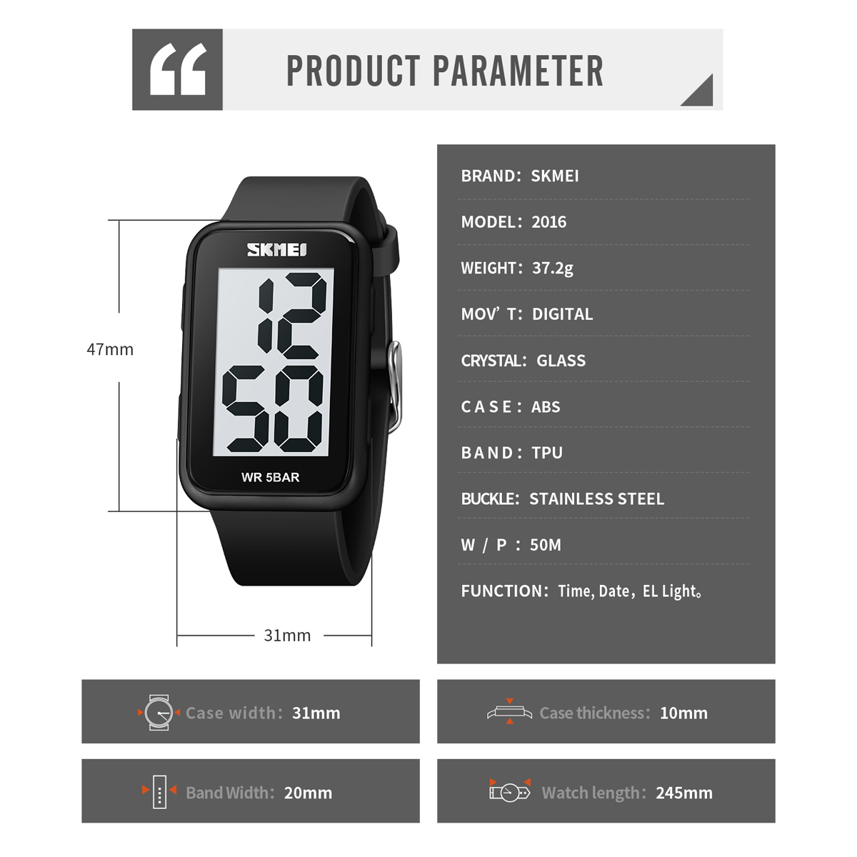 SKMEI 2016-Skmei Watch Manufacture Co.,Ltd