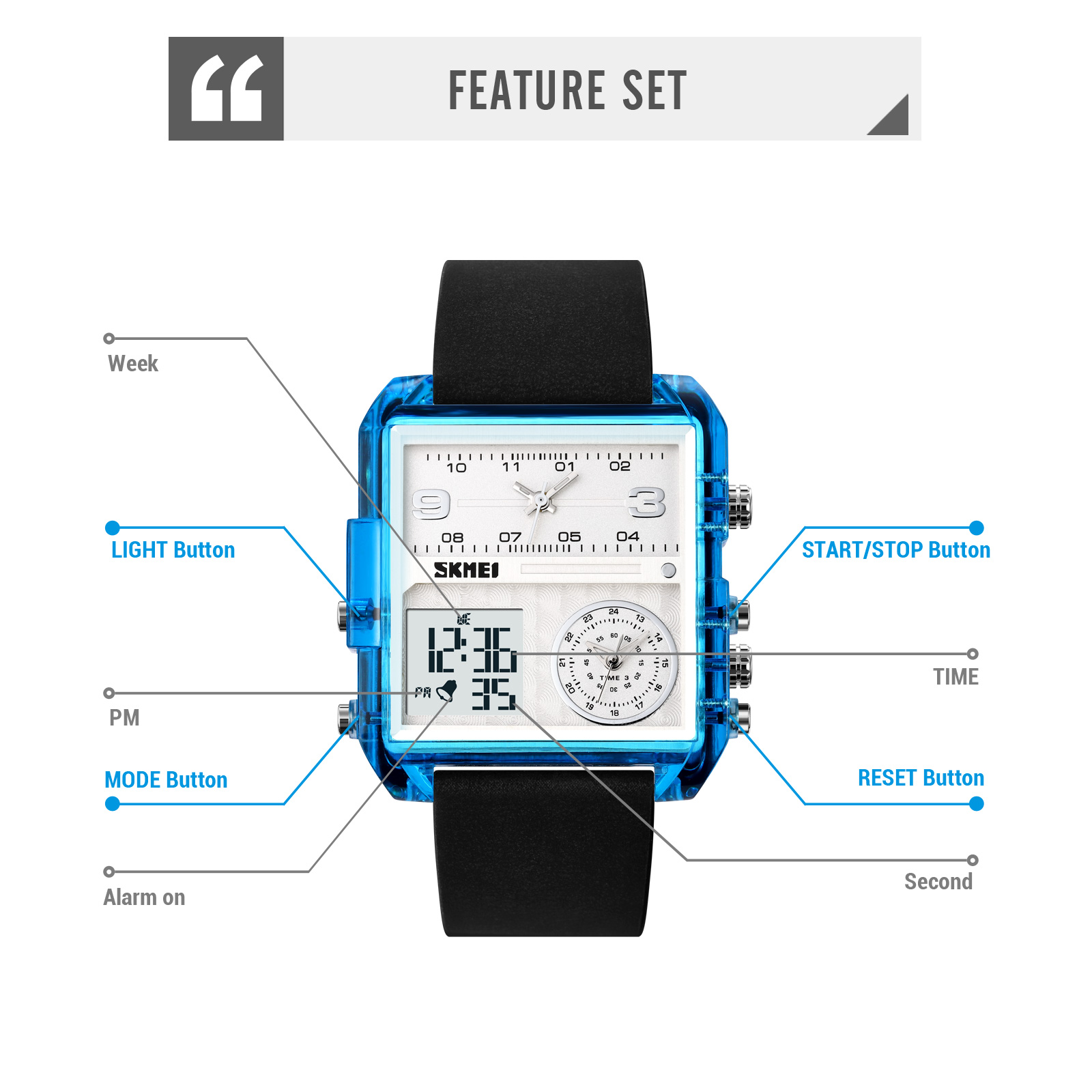 elegant digital wrist watch-Skmei Watch Manufacture Co.,Ltd