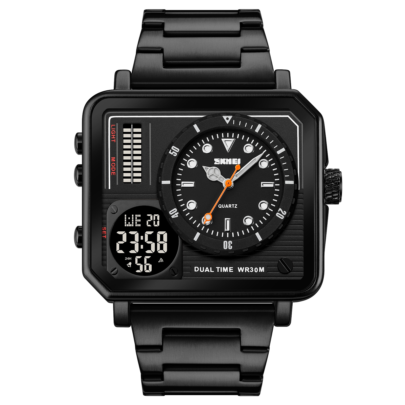 Metal analog digital watch-Skmei Watch Manufacture Co.,Ltd