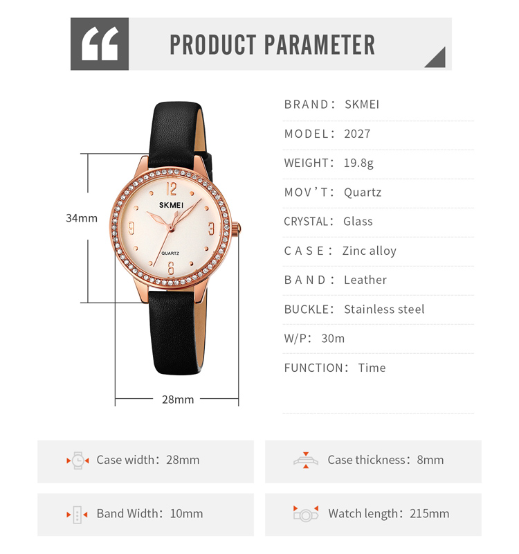 ladies wrist watches-Skmei Watch Manufacture Co.,Ltd