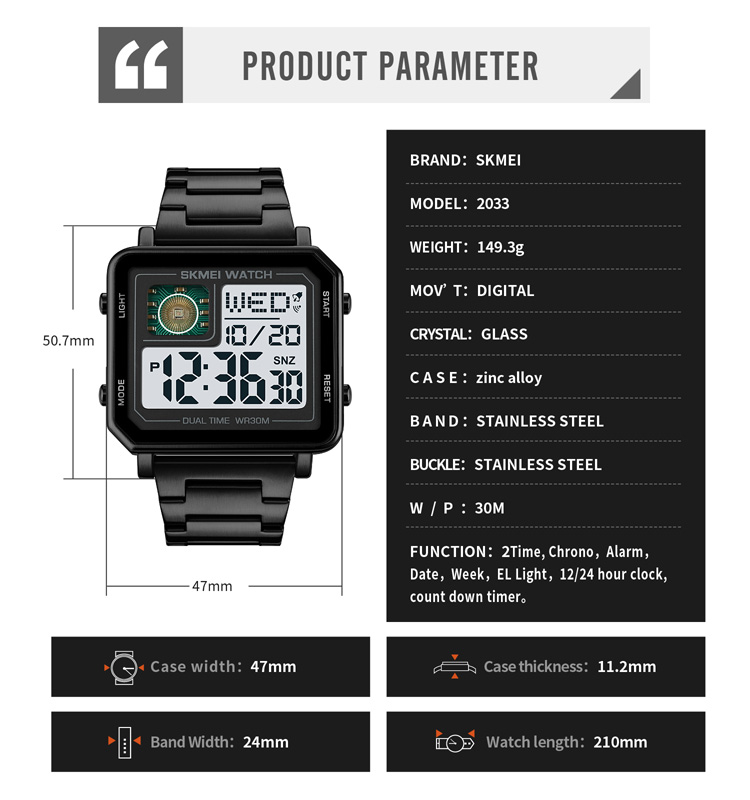 LCD digital watch-Skmei Watch Manufacture Co.,Ltd