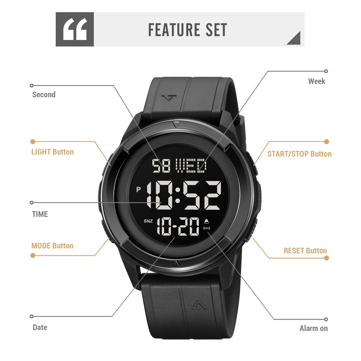 SKMEI 2047 Sports Watch