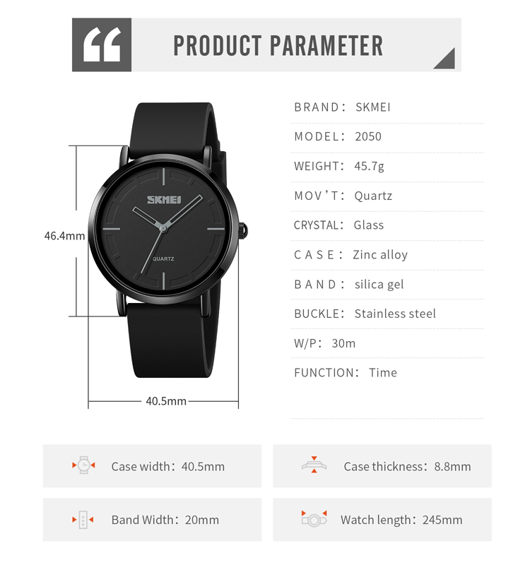 Silicone band watch-Skmei Watch Manufacture Co.,Ltd