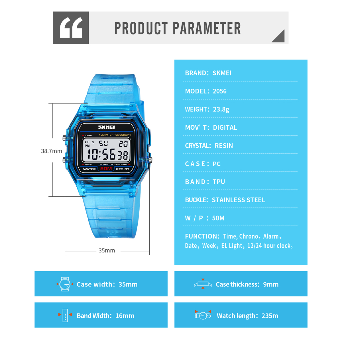 digital watch for women-Skmei Watch Manufacture Co.,Ltd