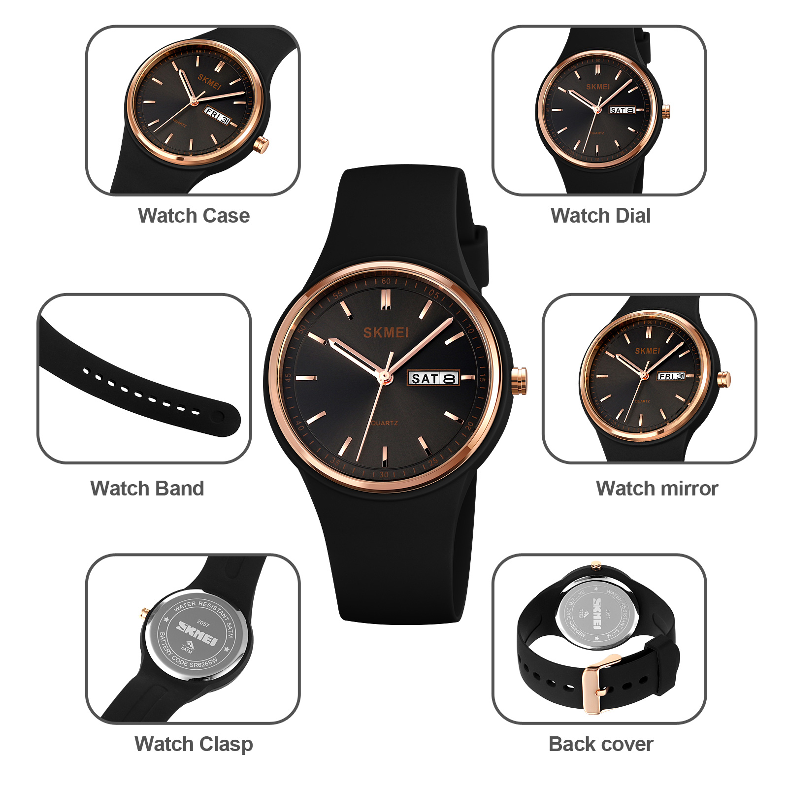 woman watches fashion-Skmei Watch Manufacture Co.,Ltd
