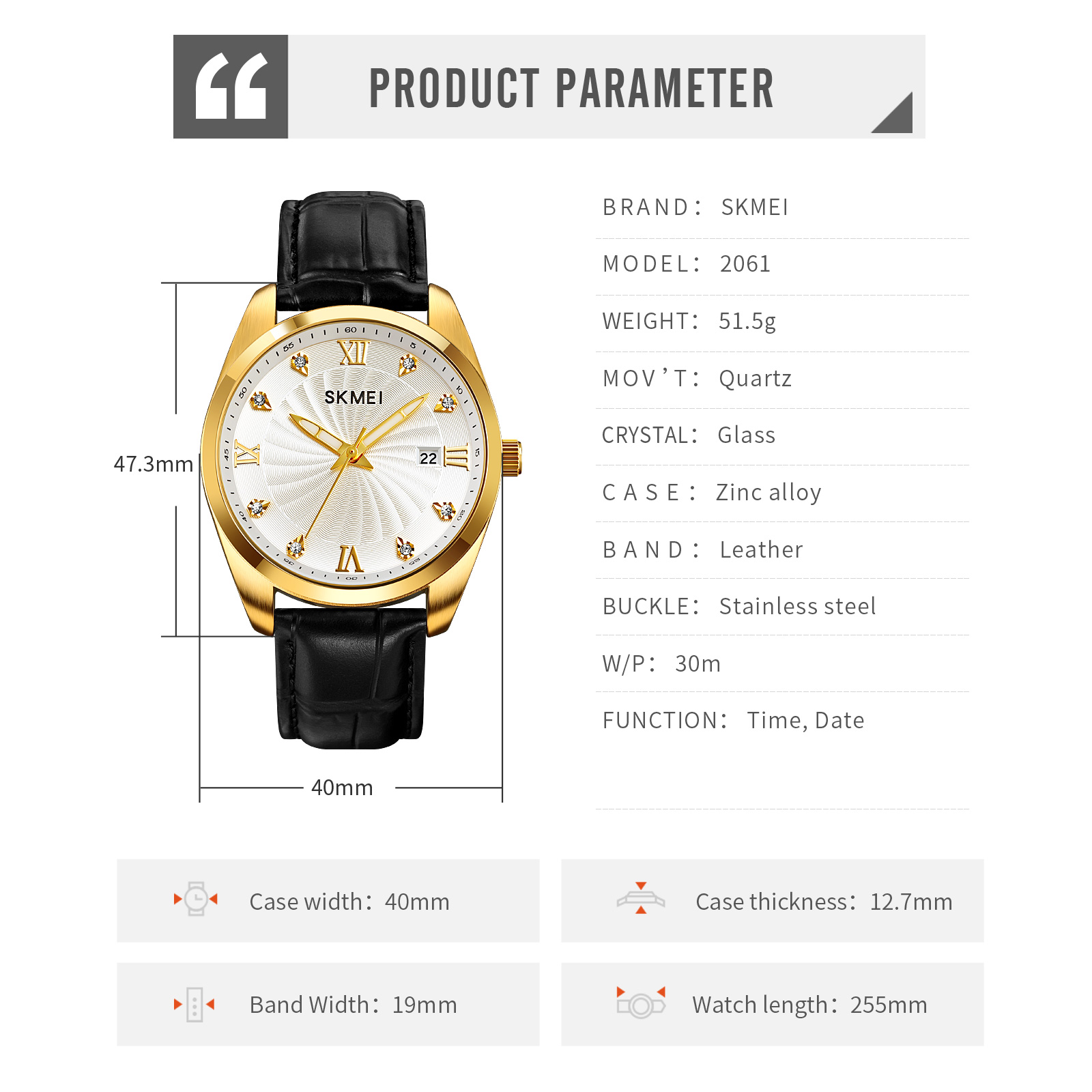custom logo analog watch-Skmei Watch Manufacture Co.,Ltd