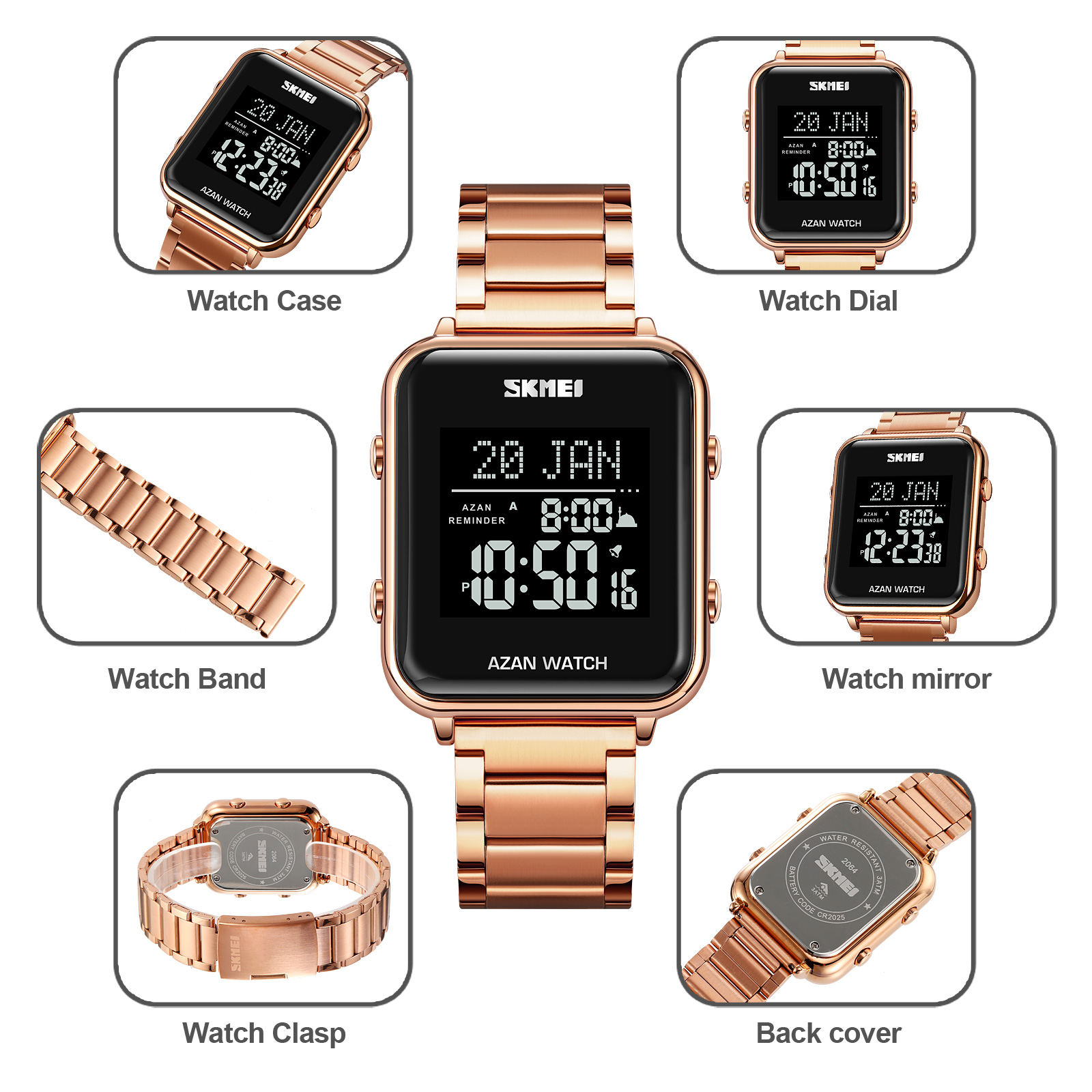 SKMEI 2064 Muslims Prayer Watch-Skmei Watch Manufacture Co.,Ltd