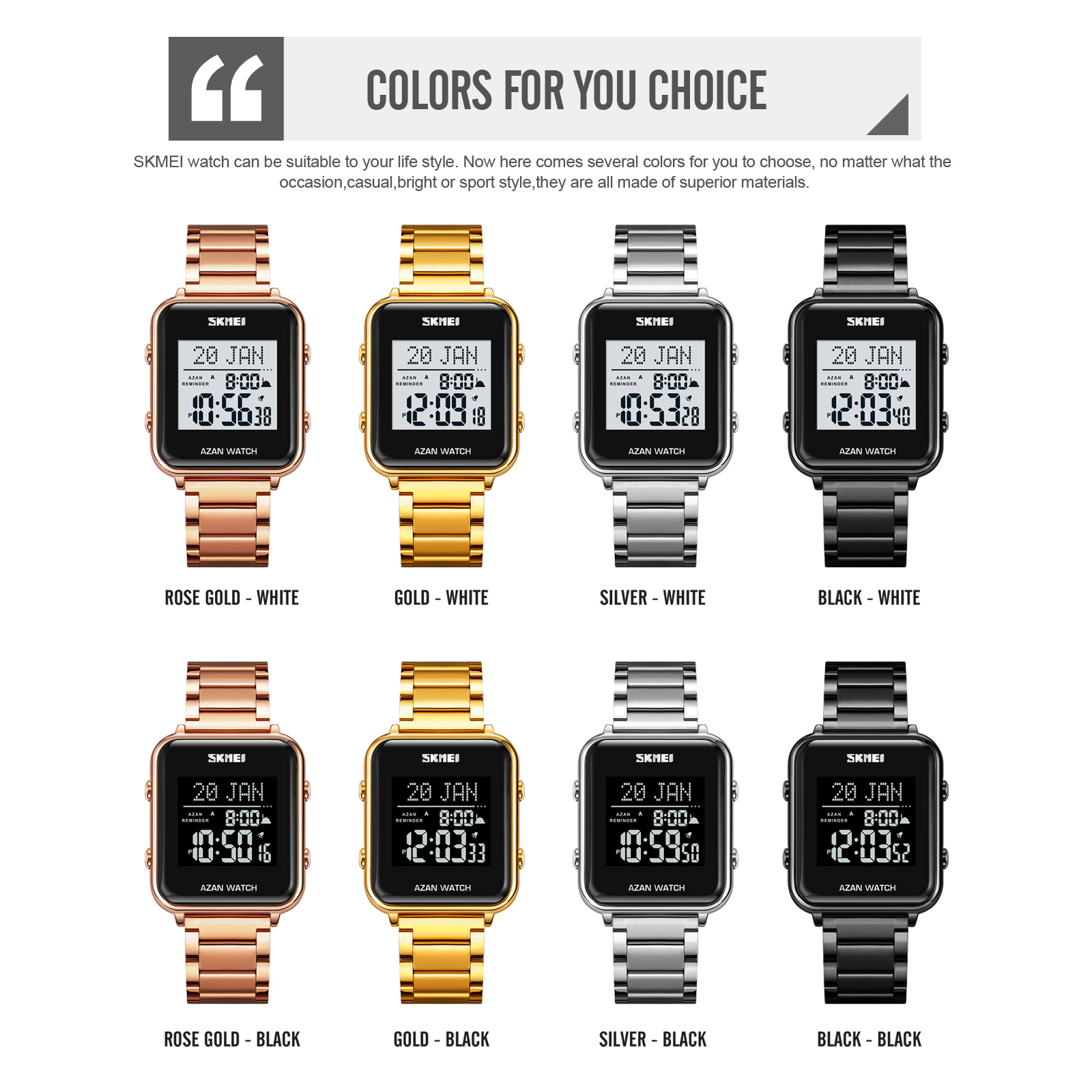 SKMEI 2064 Muslims Prayer Watch-Skmei Watch Manufacture Co.,Ltd