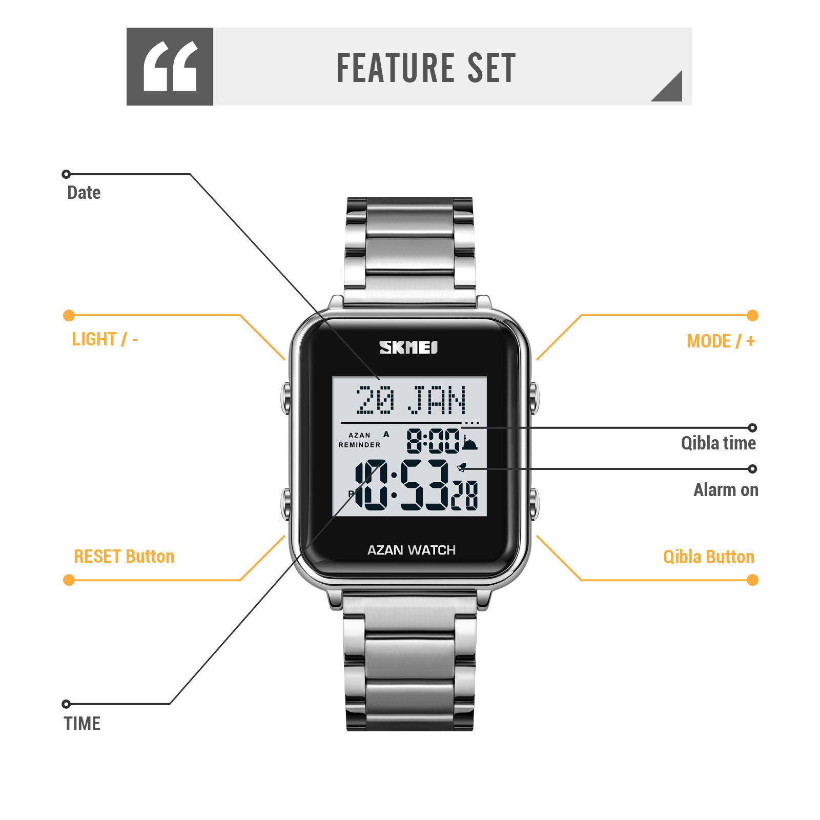 SKMEI 2064 Muslims Prayer Watch-Skmei Watch Manufacture Co.,Ltd