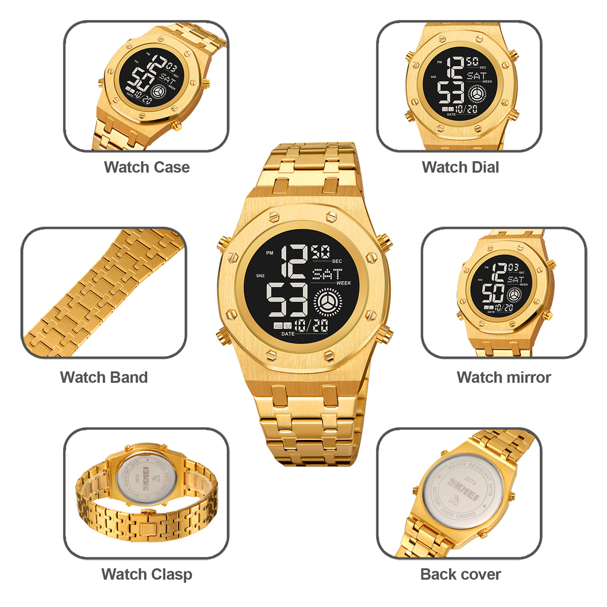 Digital watches men-Skmei Watch Manufacture Co.,Ltd