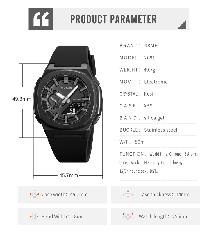 SKMEI digital analog watch-Skmei Watch Manufacture Co.,Ltd