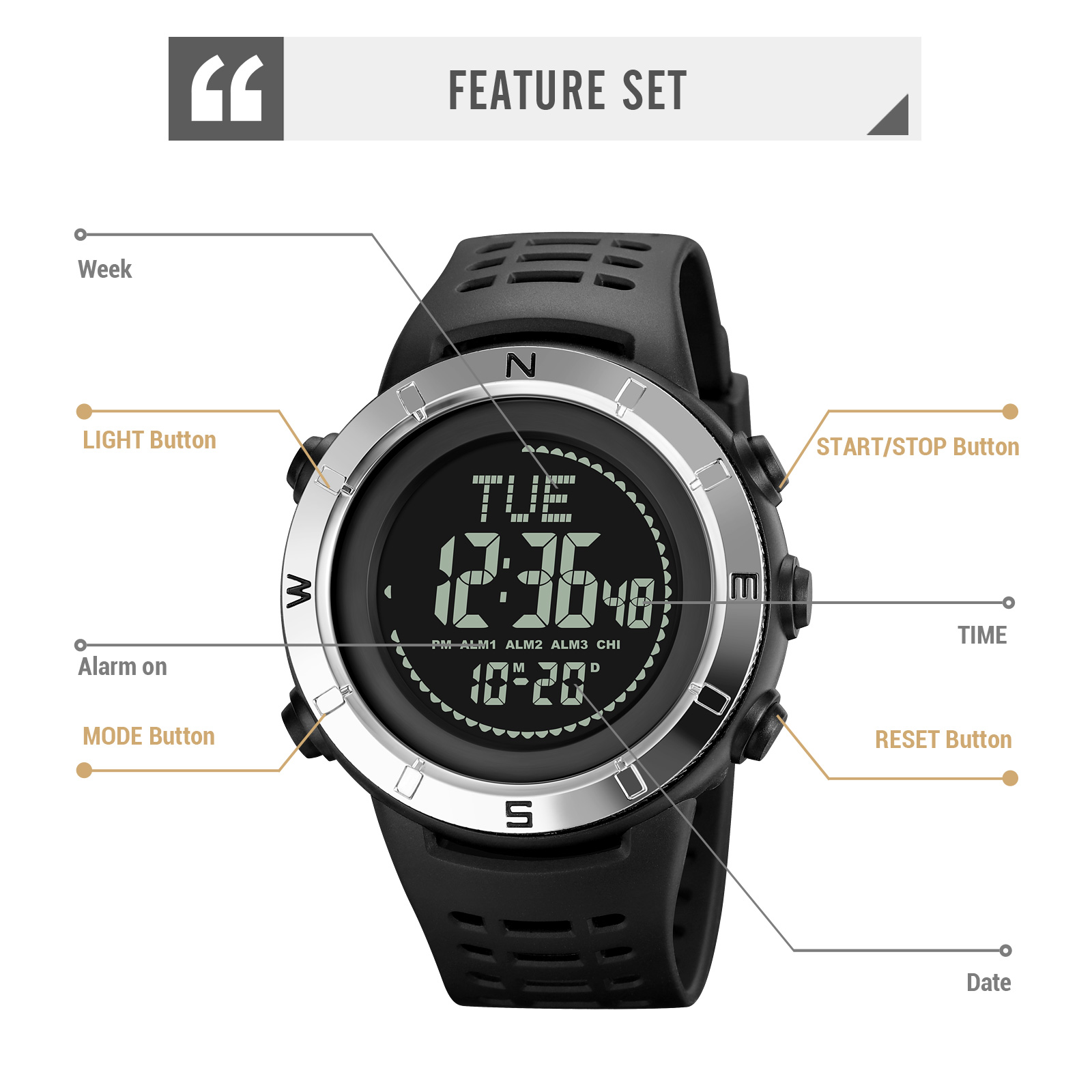 SKMEI 2096 Sports Watch-Skmei Watch Manufacture Co.,Ltd